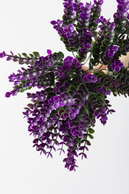 Yapay Okaliptus Demeti Mor 35 Cm 7 Dal