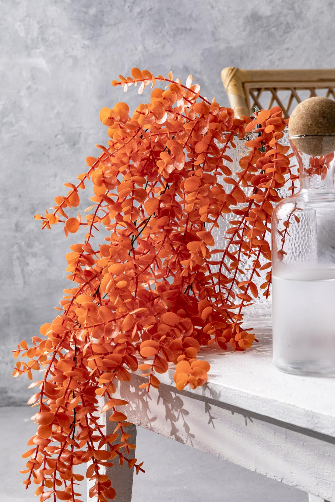 Yapay Okaliptus Sarmaşık Uv Korumalı 90 Cm 5 Dal