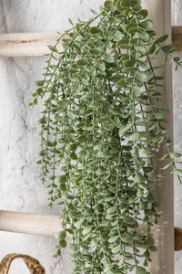 Yapay Okaliptus Sarmaşık Uv Korumalı Pastel Yeşil 90 Cm 5 Dal