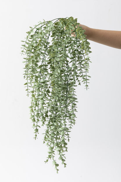 Yapay Okaliptus Sarmaşık Uv Korumalı Pastel Yeşil 90 Cm 5 Dal