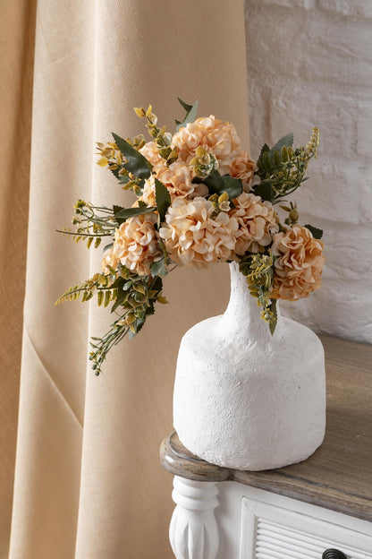 Yapay Ortanca Çiçeği 30 Cm 5 Dal Yavruağzı