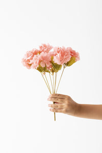 Yapay Ortanca Çiçeği 35 Cm 7 Dal Pembe