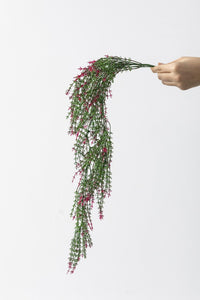 Yapay Ot Sarmaşık Pembe Yeşil Uv Korumalı 80 Cm 5 Dal