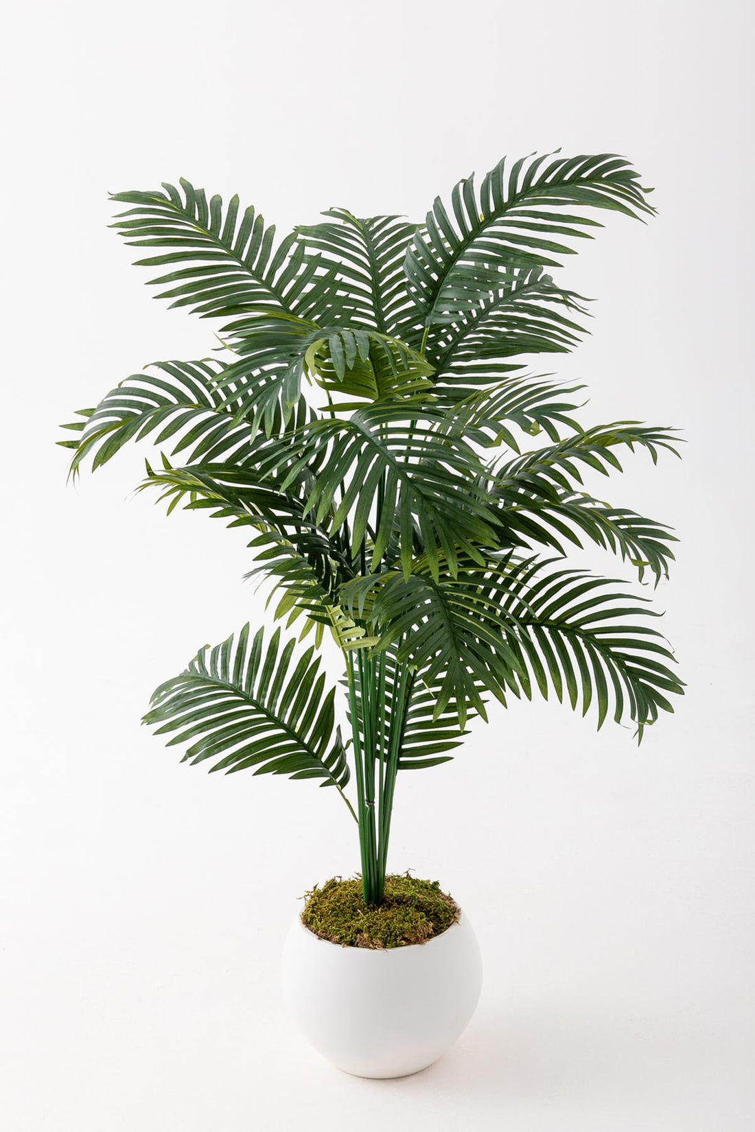 Yapay Palmiye Ağacı 130 Cm Küre Plastik Saksı