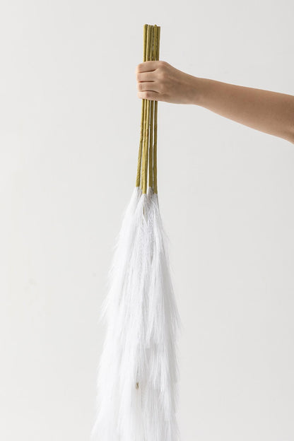 Yapay Pampas 100 Cm Tek Dal Beyaz 5&