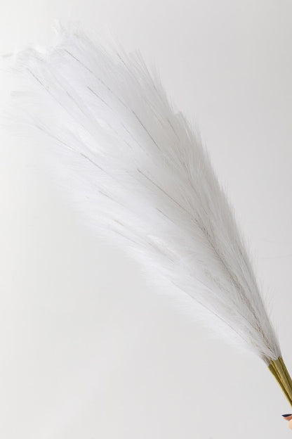 Yapay Pampas 100 Cm Tek Dal Beyaz 5&