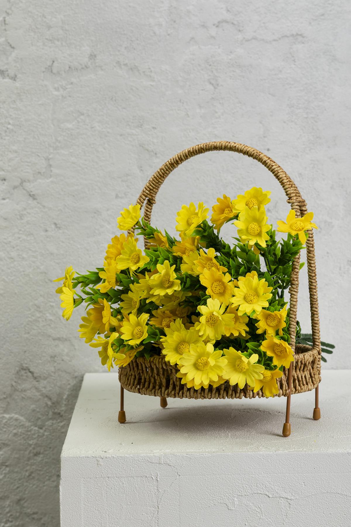 Yapay Papatya Demeti 35 Cm 5 Dal