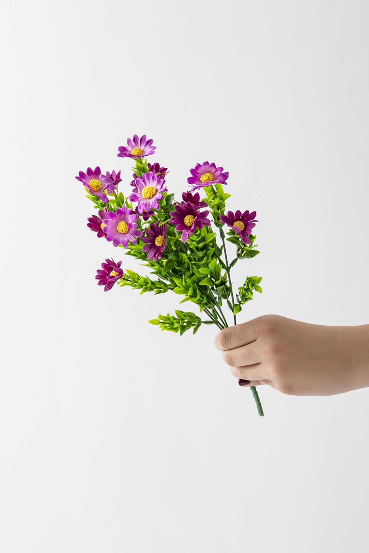 Yapay Papatya Demeti 35 Cm 5 Dal