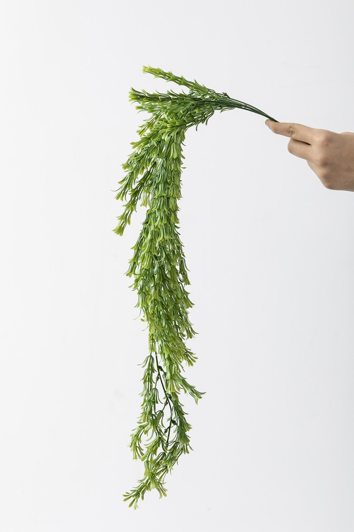 Yapay Püsküllü Sarmaşık Uv Korumalı Yeşil 80 Cm 5 Dal