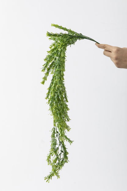 Yapay Püsküllü Sarmaşık Uv Korumalı Yeşil 80 Cm 5 Dal