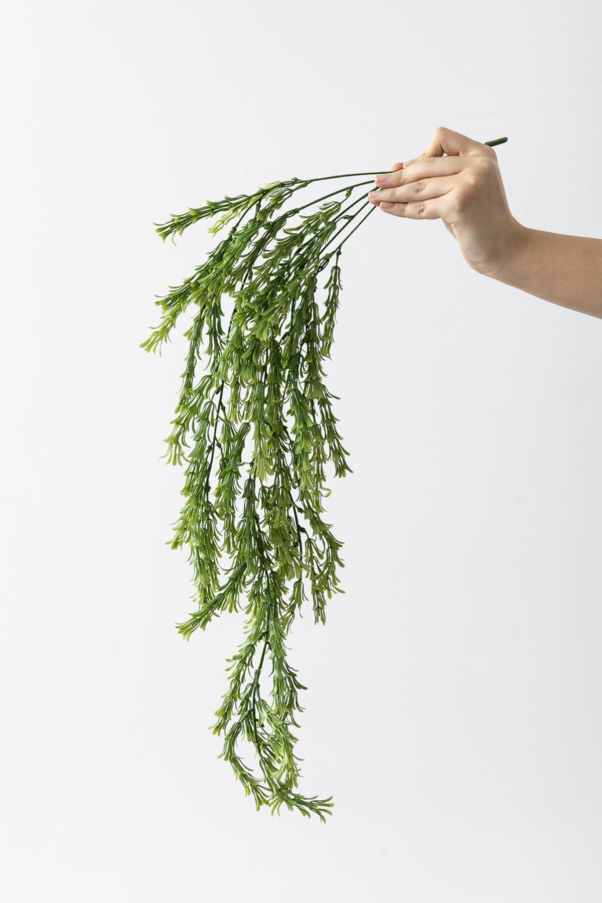 Yapay Püsküllü Sarmaşık Uv Korumalı Yeşil 80 Cm 5 Dal