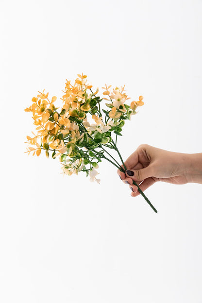 Yapay Renkli Okaliptus Demeti 35 Cm 5 Dal