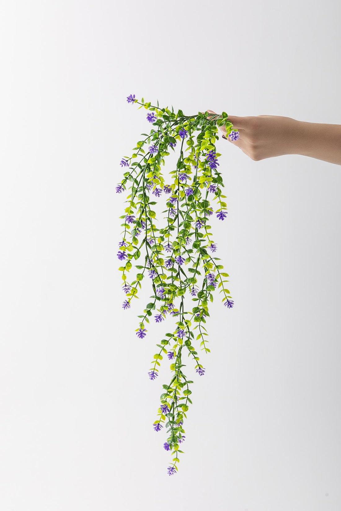 Yapay Renkli Sarmaşık 75 Cm 5 Dal Mor