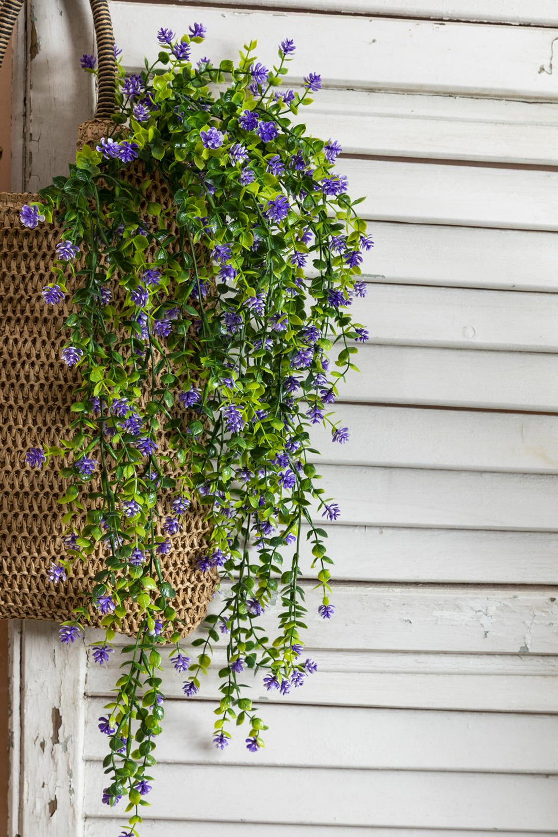 Yapay Renkli Sarmaşık 75 Cm 5 Dal Mor