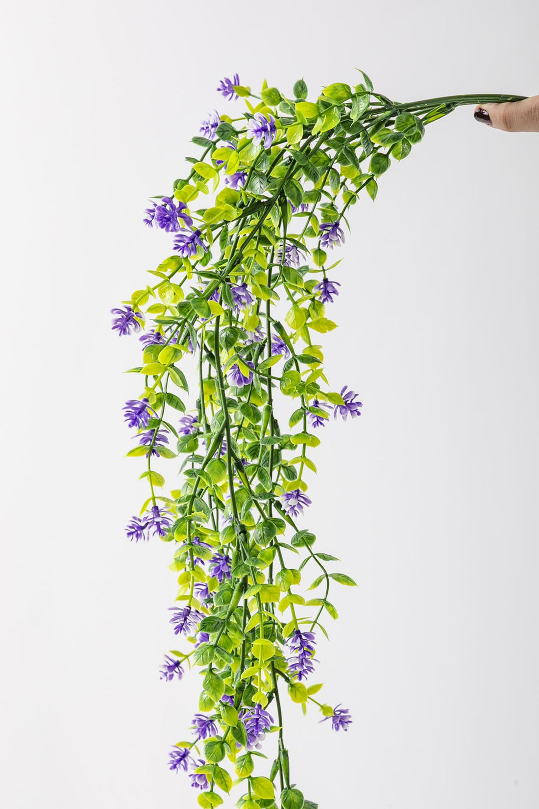 Yapay Renkli Sarmaşık 75 Cm 5 Dal Mor