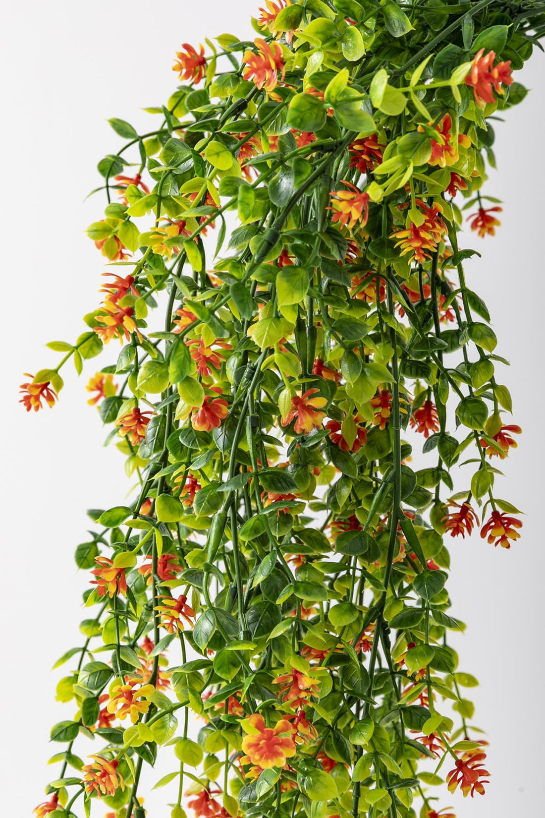 Yapay Renkli Sarmaşık 75 Cm 5 Dal Turuncu