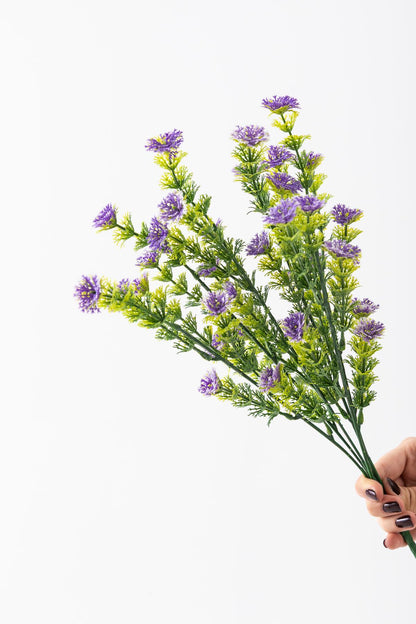 Yapay Renkli Yeşillik Demeti 40 Cm 5 Dal