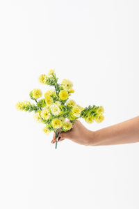 Yapay Renkli Yeşillik Demeti 40 Cm 5 Dal