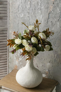 Yapay Şakayık Demeti 30 Cm 6 Dal Krem