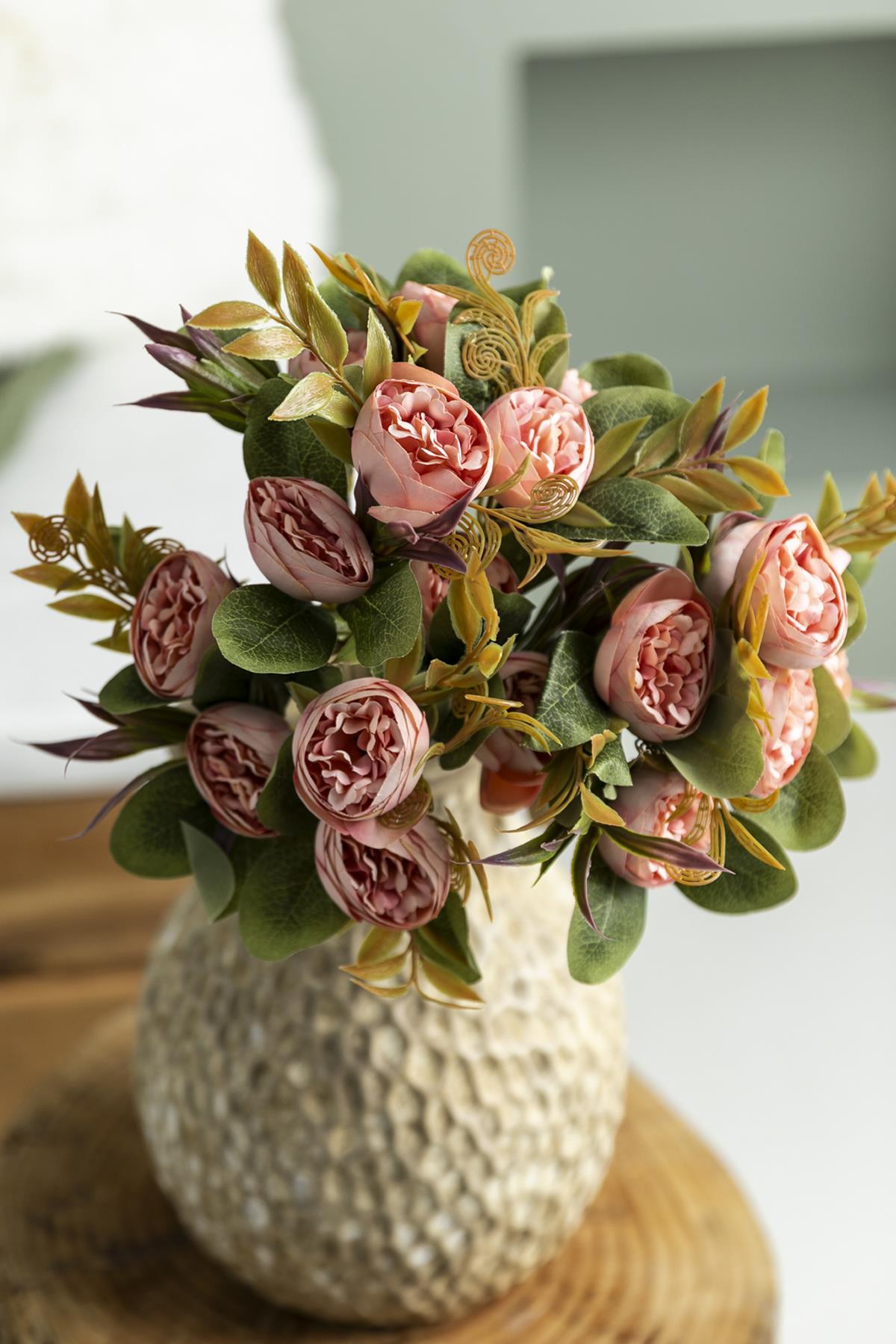 Yapay Şakayık Demeti 30 Cm 6 Dal Pembe