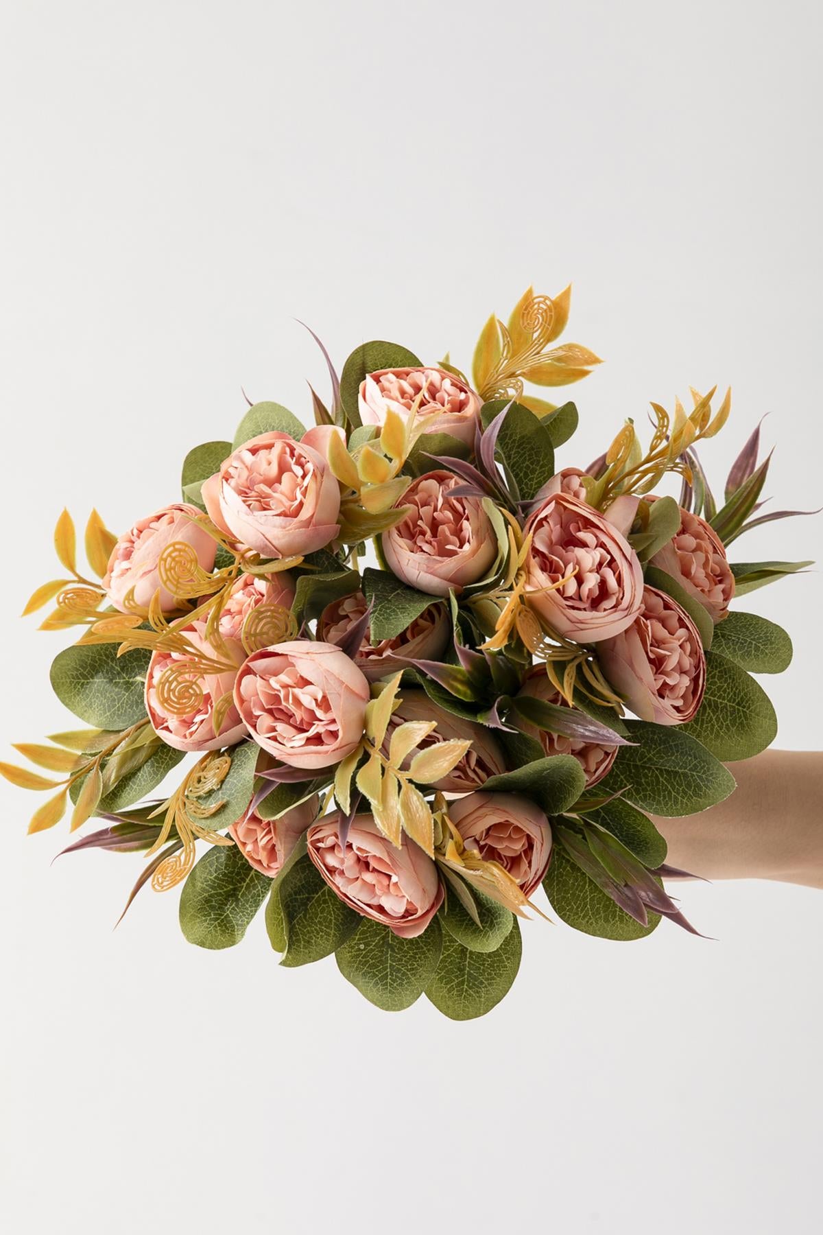 Yapay Şakayık Demeti 30 Cm 6 Dal Pembe