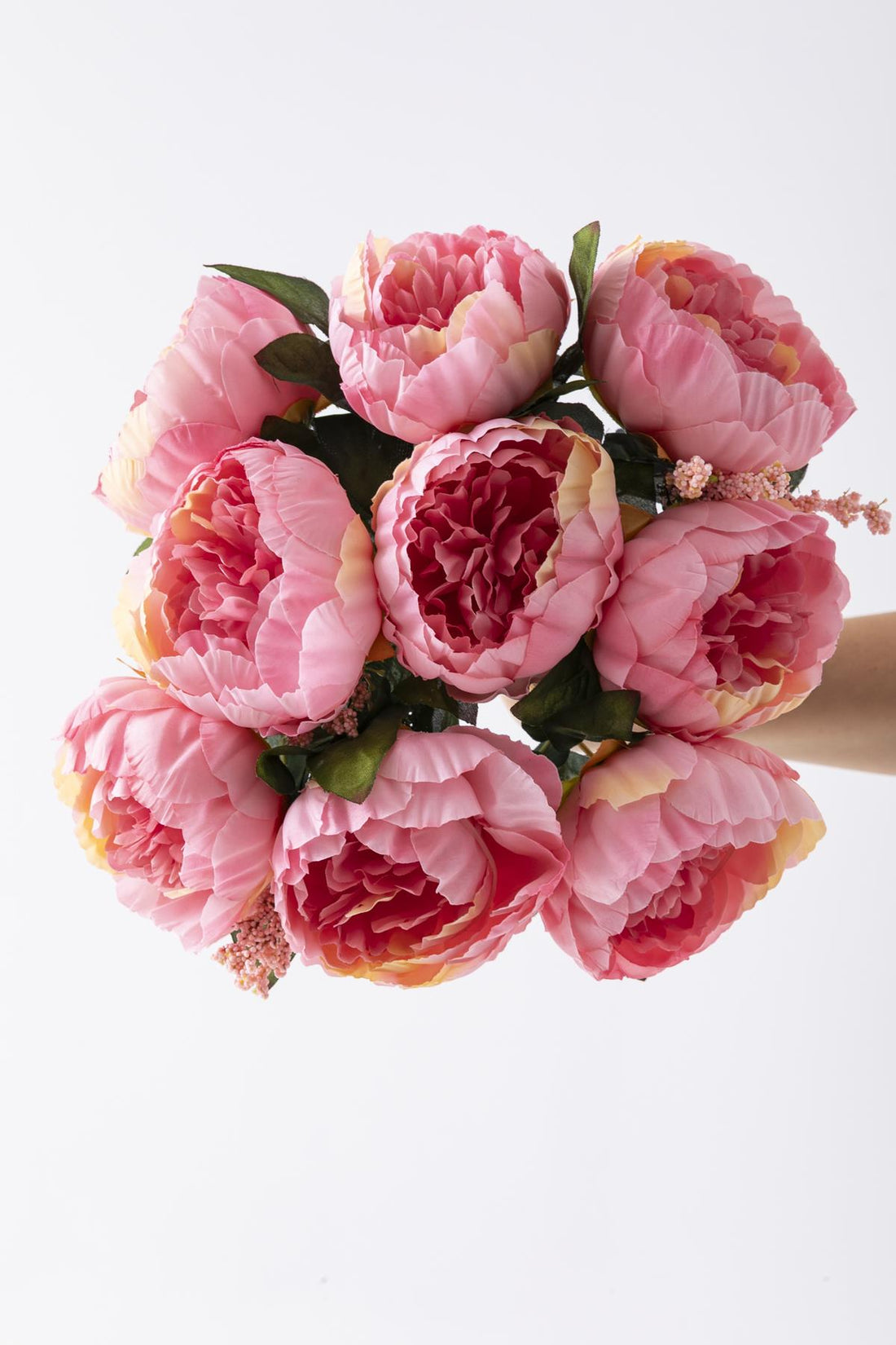 Yapay Şakayık Demeti Açık Pembe 35 Cm 9 Dal