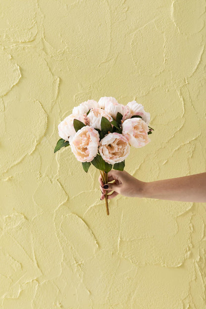 Yapay Şakayık Demeti Pembe 35 Cm 9 Dal