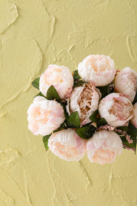 Yapay Şakayık Demeti Pembe 35 Cm 9 Dal