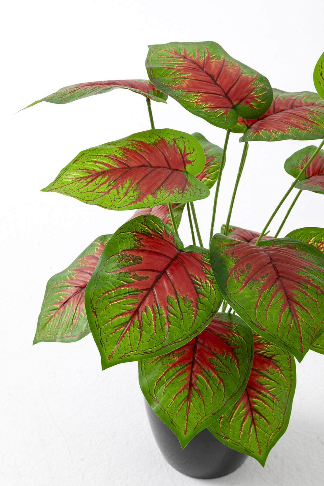 Yapay Salon Köşe Çiçeği Devetabanı Kırmızı 65 Cm