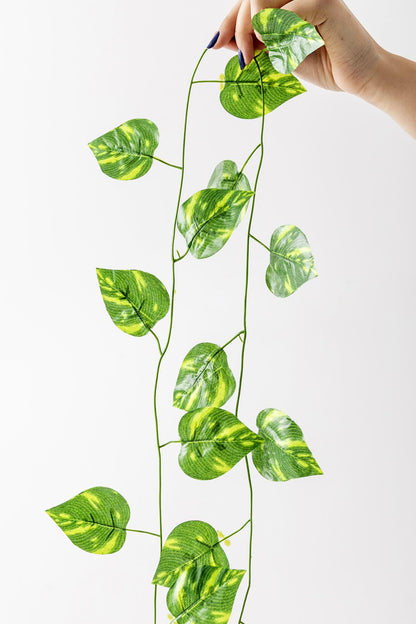 Yapay Sarı Desenli Zincir Sarmaşık 12&