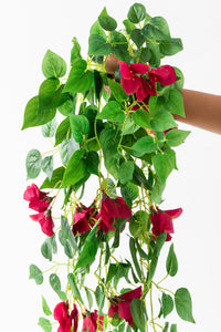 Yapay Sarmaşık Begonvil Fuşya 100 Cm 8 Dal