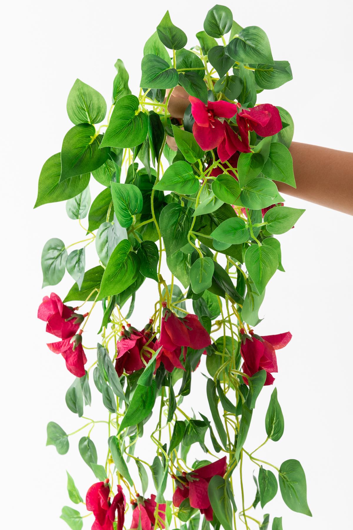 Yapay Sarmaşık Begonvil Fuşya 100 Cm 8 Dal
