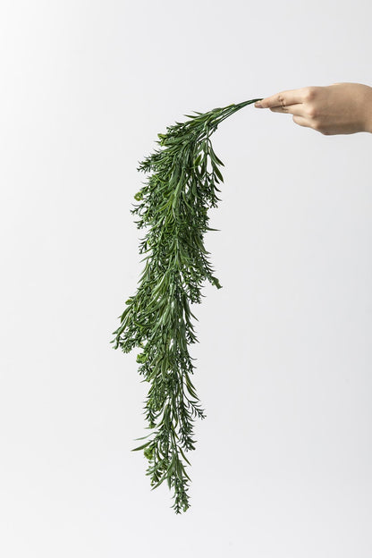 Yapay Sarmaşık Kılıç Uv Korumalı Koyu Yeşil 80 Cm 5 Dal