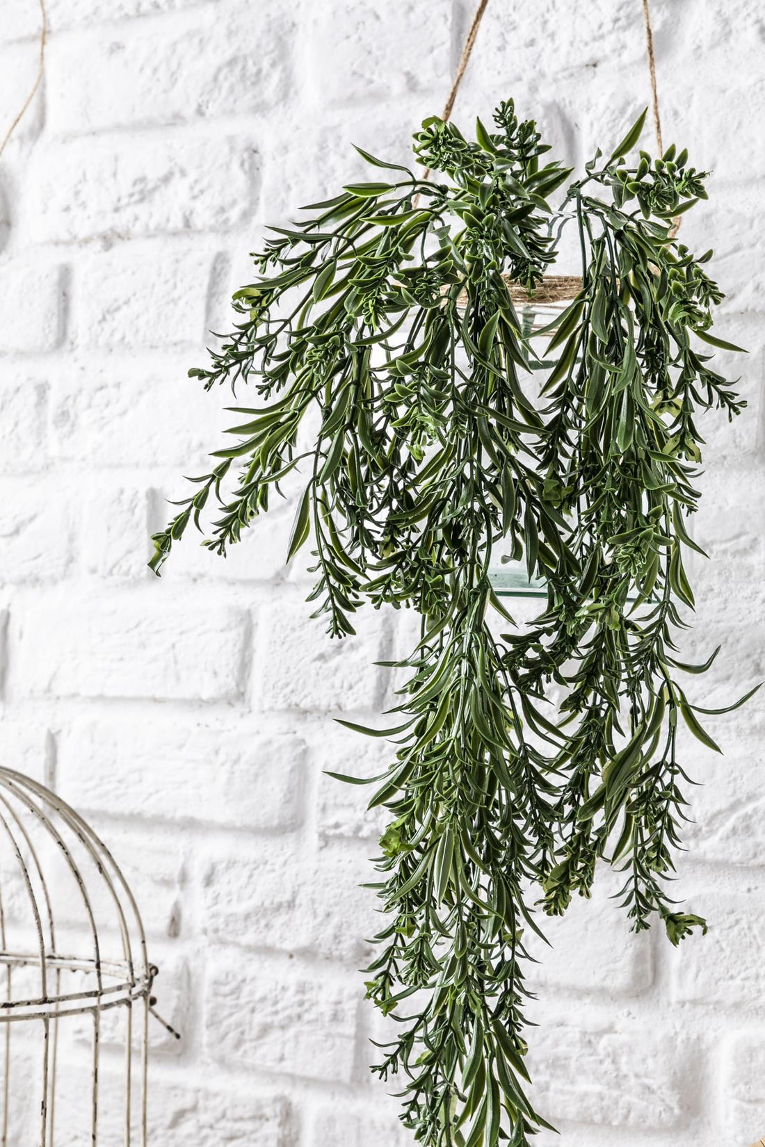 Yapay Sarmaşık Kılıç Uv Korumalı Koyu Yeşil 80 Cm 5 Dal