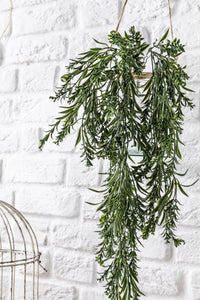 Yapay Sarmaşık Kılıç Uv Korumalı Koyu Yeşil 80 Cm 5 Dal