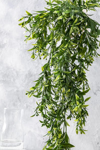 Yapay Sarmaşık Kılıç Uv Korumalı Yeşil 80 Cm 5 Dal