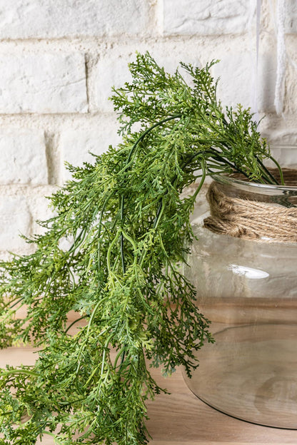 Yapay Sarmaşık Kuşkonmaz Uv Korumalı Açık Yeşil 75 Cm 5 Dal