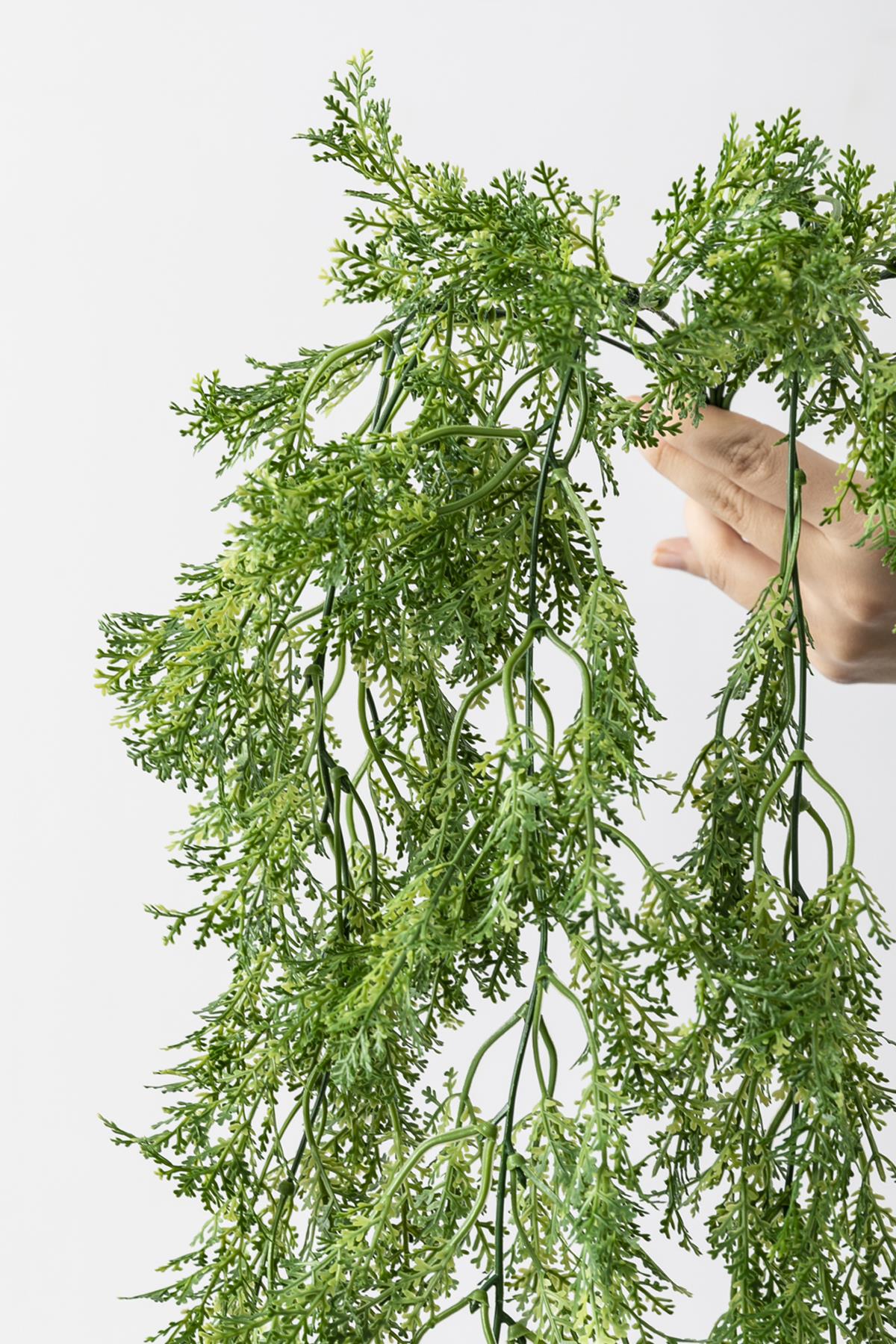 Yapay Sarmaşık Kuşkonmaz Uv Korumalı Açık Yeşil 75 Cm 5 Dal