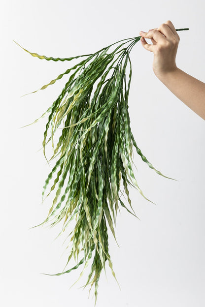 Yapay Sarmaşık Sazlık Yeşil Krem 90 Cm 5 Dal