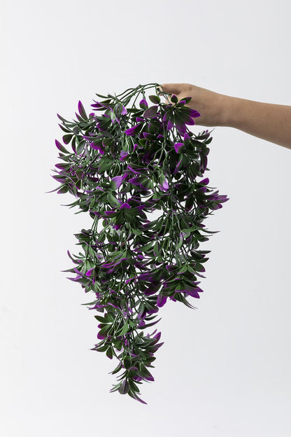 Yapay Sarmaşık Defne 80 Cm 5 Dal Yeşil Mor (UV)