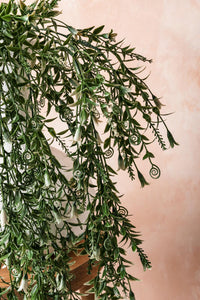 Yapay Sarmaşık Uv Korumalı Küpe Yeşil Beyaz 80 Cm 5 Dal