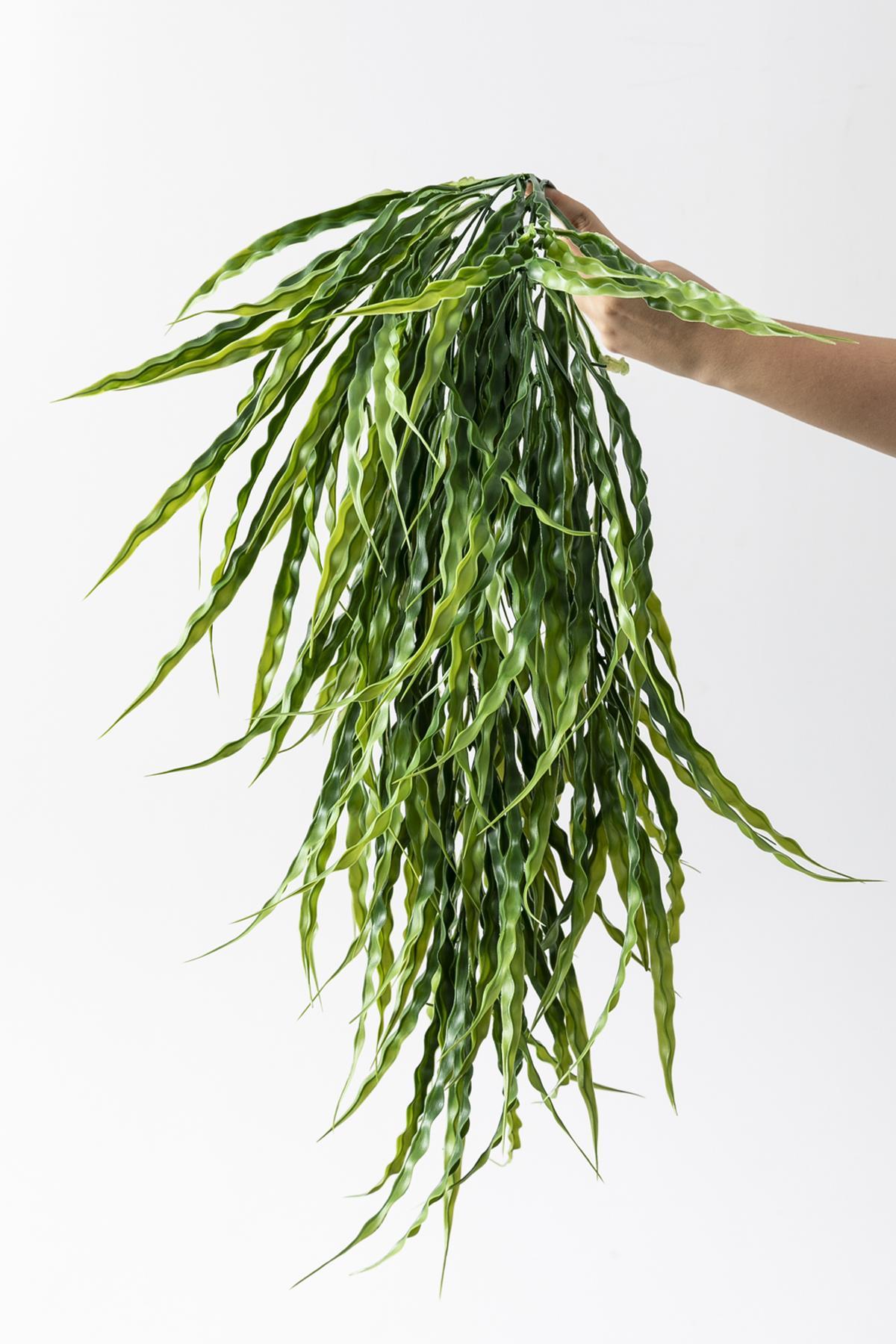 Yapay Sarmaşık Uv Korumalı Sazlık Yeşil 90 Cm 5 Dal