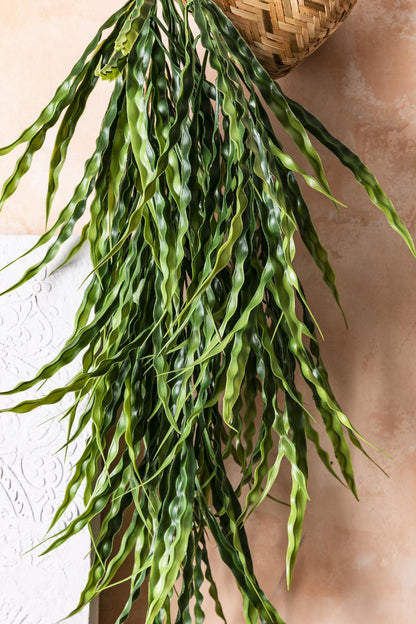 Yapay Sarmaşık Uv Korumalı  Sazlık Yeşil 90 Cm 5 Dal