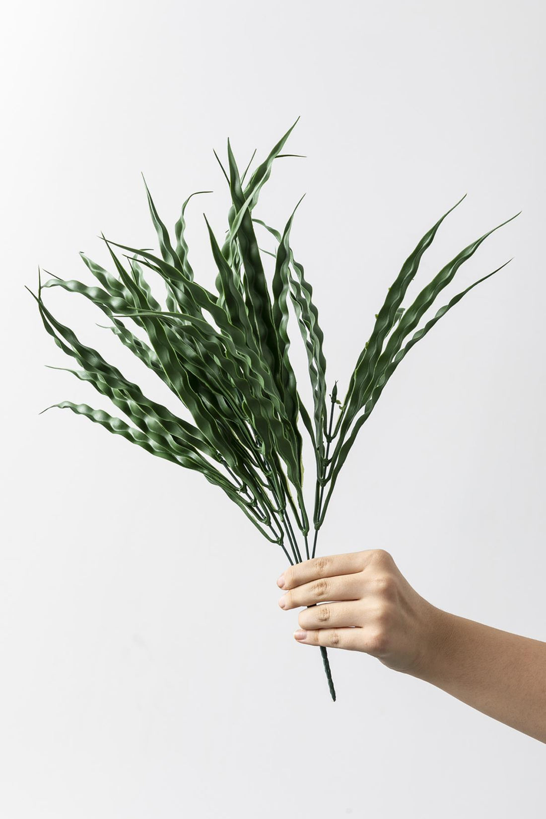 Yapay Saz Demeti Koyu Yeşil 50 Cm 7 Dal(Uv)