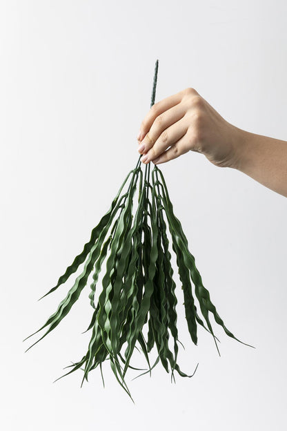 Yapay Saz Demeti Koyu Yeşil 50 Cm 7 Dal(Uv)