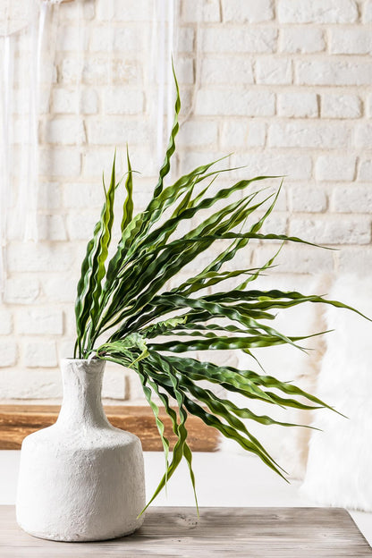 Yapay Saz Demeti Yeşil 50 Cm 7 Dal(Uv)