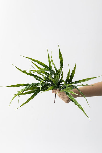 Yapay Saz Demeti Yeşil 50 Cm 7 Dal(Uv)