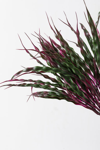 Yapay Saz Demeti Yeşil Pembe 40 Cm 5 Dal(Uv)