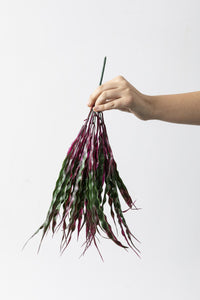 Yapay Saz Demeti Yeşil Pembe 40 Cm 5 Dal(Uv)