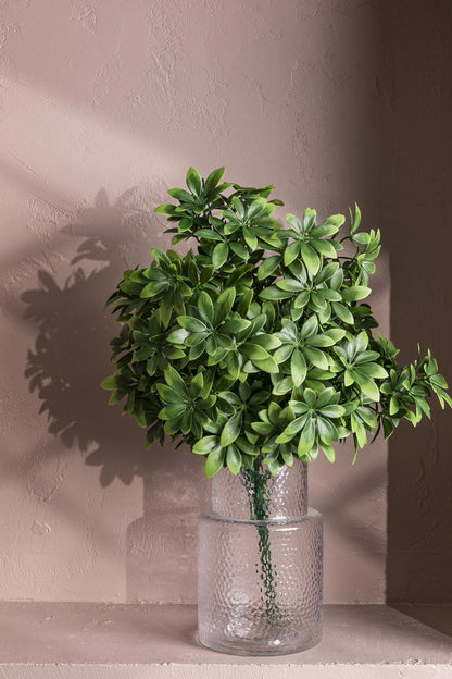 Yapay Şefrole Demeti Yeşil 60 Cm 24 Dal(Uv)